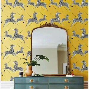 Anthropologie Scalamandre zebra Wallpaper